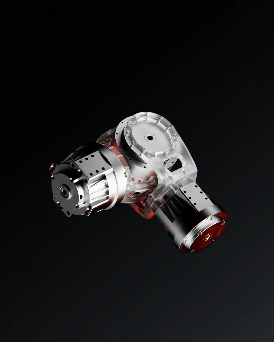 Harmonic Actuator Engineering  industrial design  robotics 3d animation product design  automation ROBOTIC ARM CGI