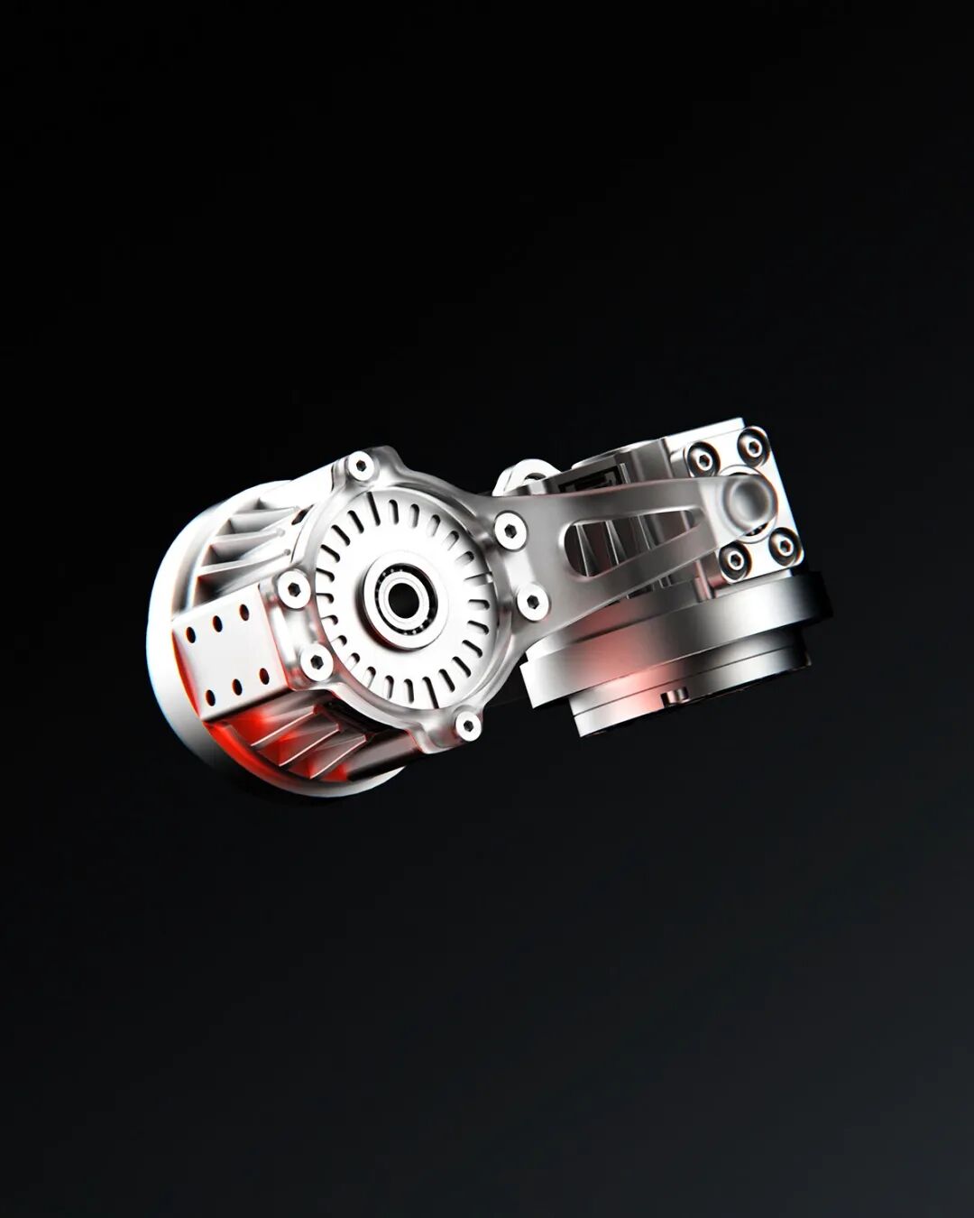 Harmonic Actuator Engineering  industrial design  robotics 3d animation product design  automation ROBOTIC ARM CGI