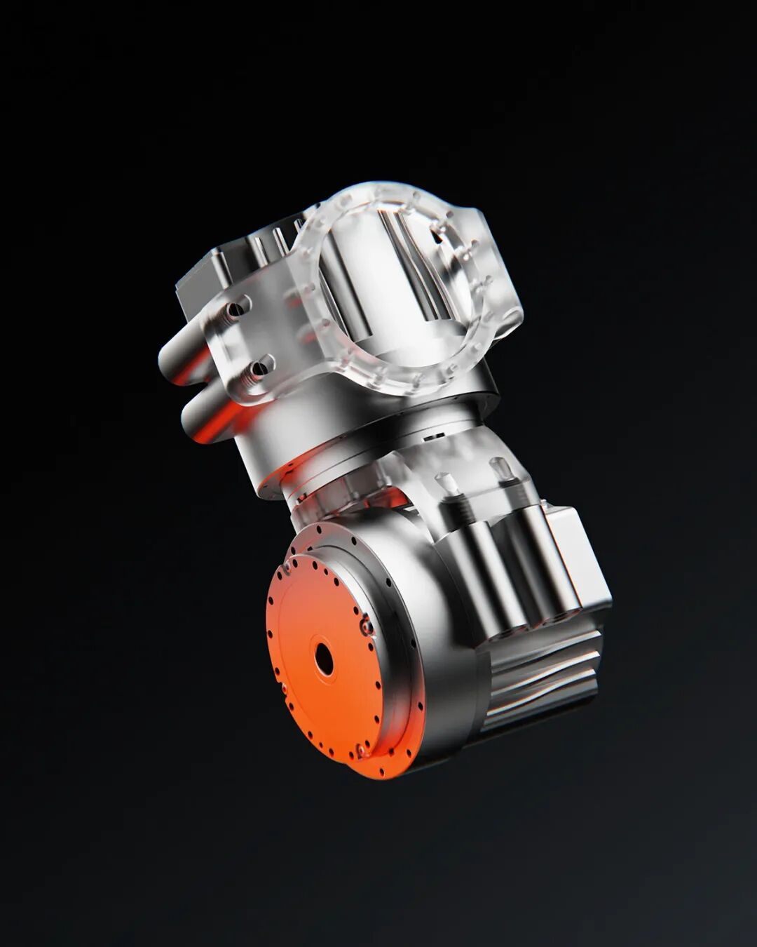 Harmonic Actuator Engineering  industrial design  robotics 3d animation product design  automation ROBOTIC ARM CGI